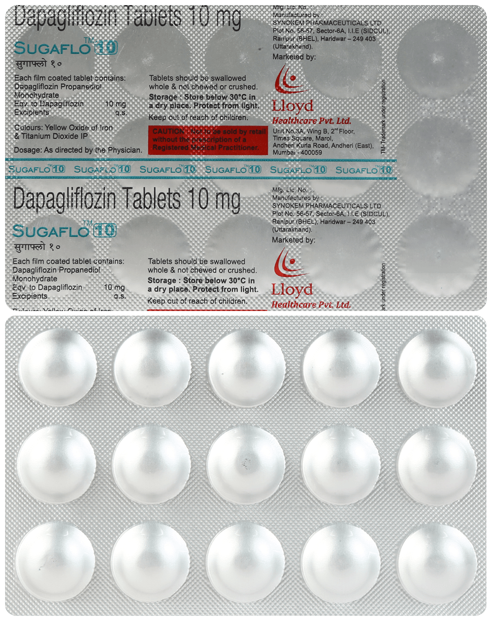 Sugaflo 10mg Tablet
