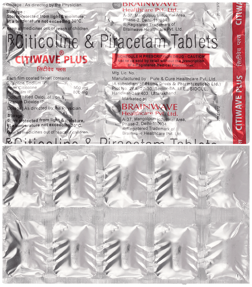 Citiwave Plus 500mg/800mg Tablet