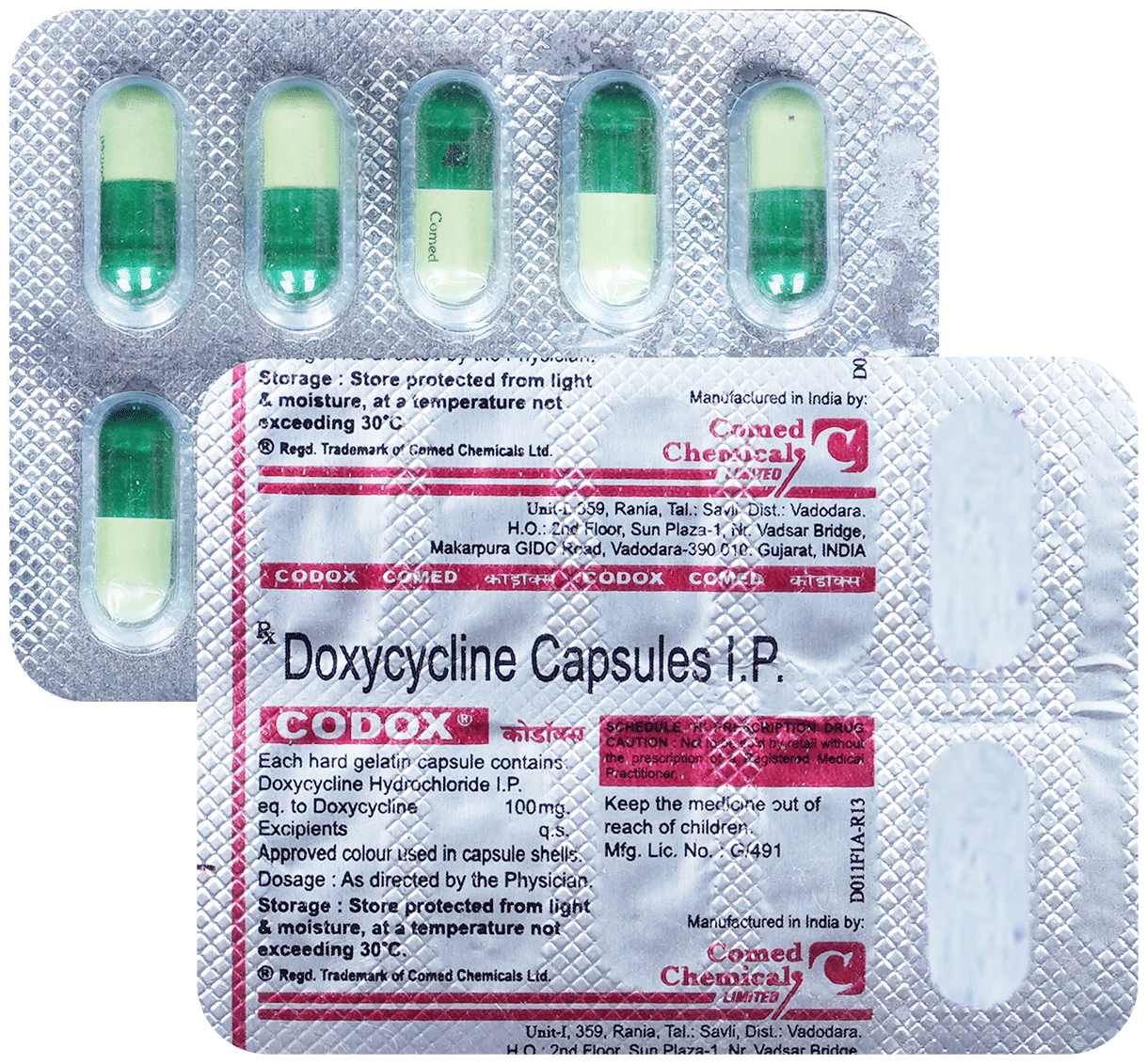 Codox 100mg Capsule