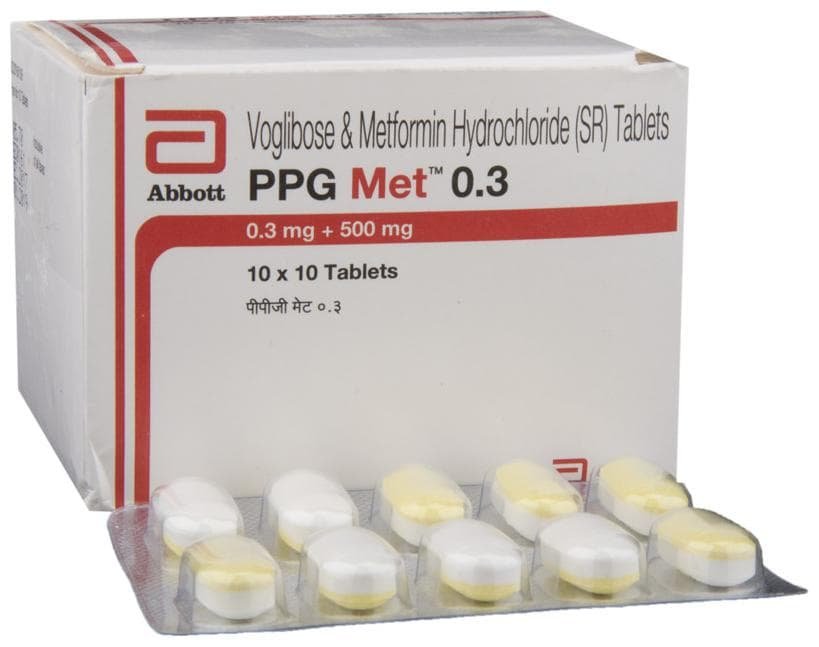 PPG Met 0.3 Tablet SR