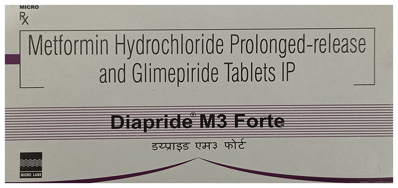 Diapride M3 Forte Tablet PR