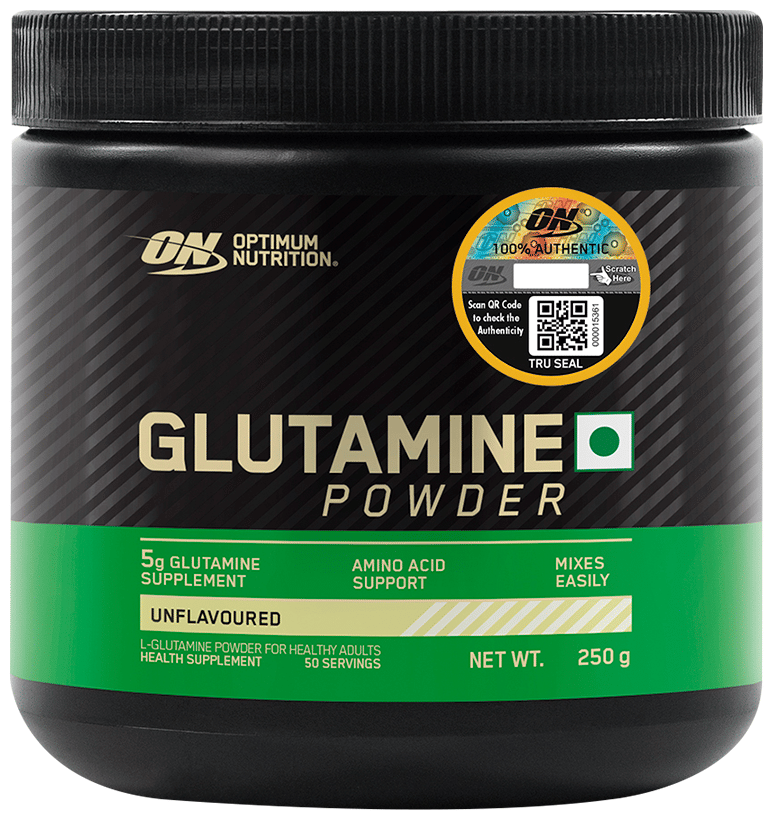 Optimum Nutrition (ON) Glutamine | With Amino Acid | For Muscle Recovery | Powder Unflavoured