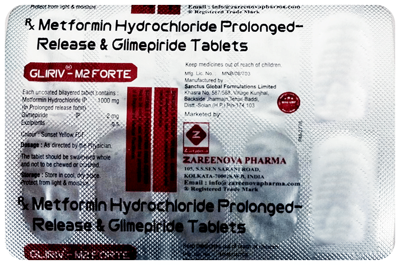 Gliriv-M 2 Forte Tablet SR