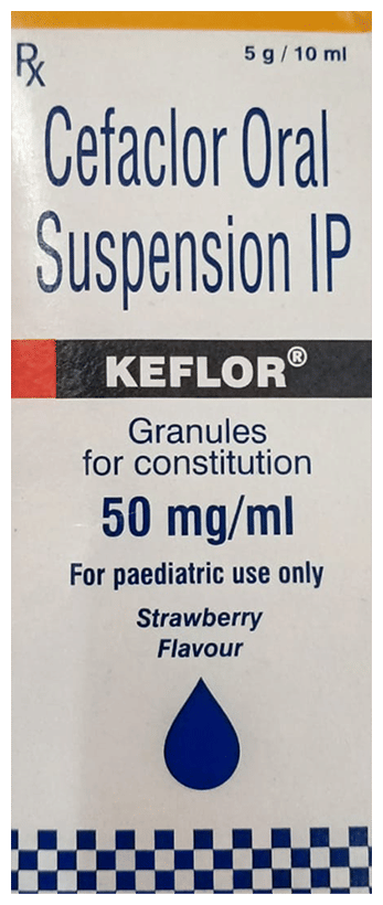Keflor Oral Suspension Strawberry