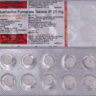 QUETIgress 25mg Tablet