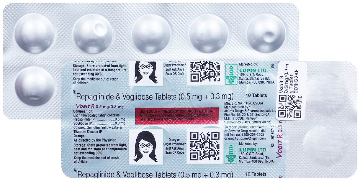Vobit R 0.5mg/0.3mg Tablet