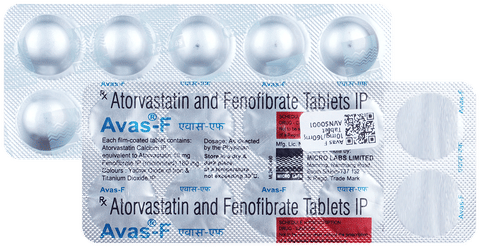 Avas F 10mg/160mg Tablet