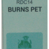 Dr. Romas Homeopathy RDC 14 Burns Pet Pills