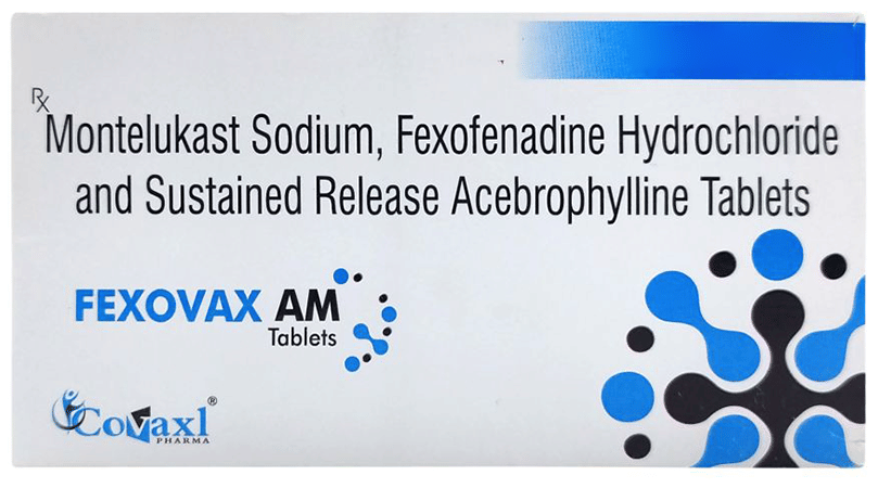 Fexovax AM 10mg/120mg/200mg Tablet ER