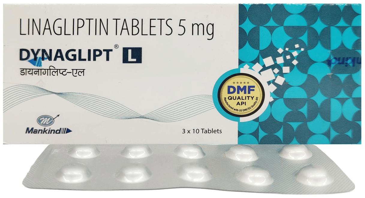 Dynaglipt L 5mg Tablet