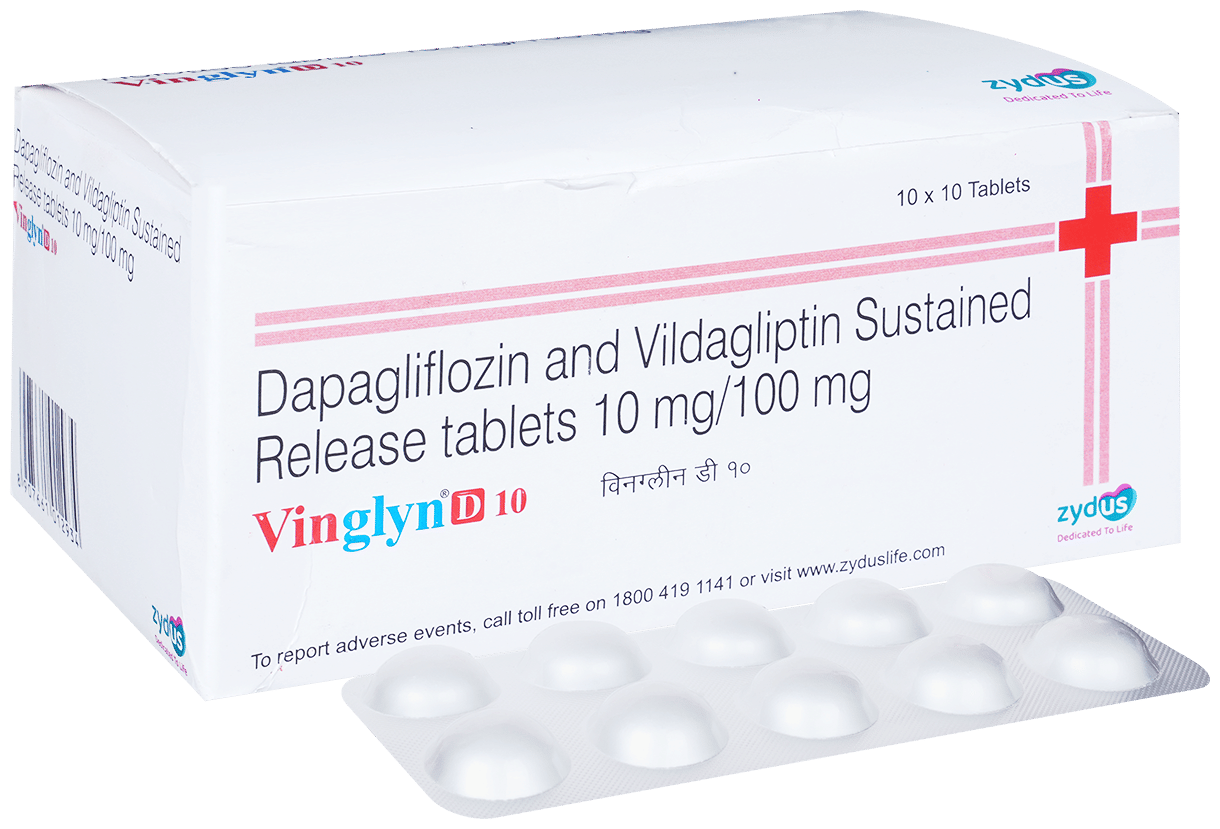 Vinglyn D 10mg/100mg Tablet