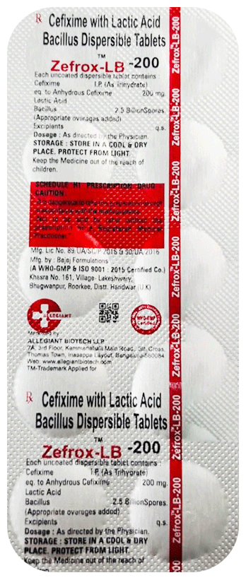 Zefrox LB 200mg Tablet