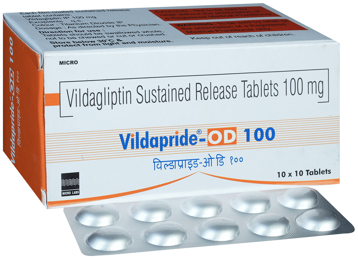 VILDApride OD 100mg Tablet