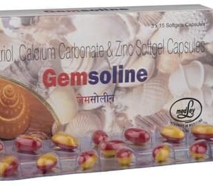 Gemsoline Soft Gelatin Capsule from Medley for Bone, Joint and Muscle Care