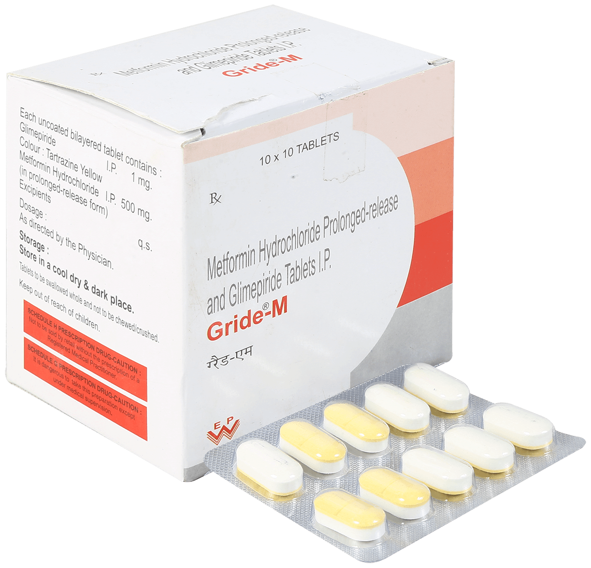 Gride-M 1mg/500mg Tablet