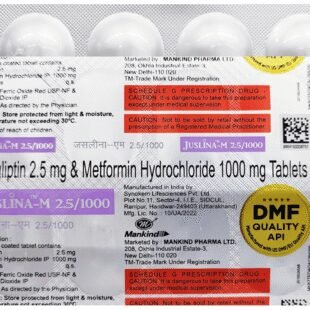 Juslina M 1000mg/2.5mg Tablet