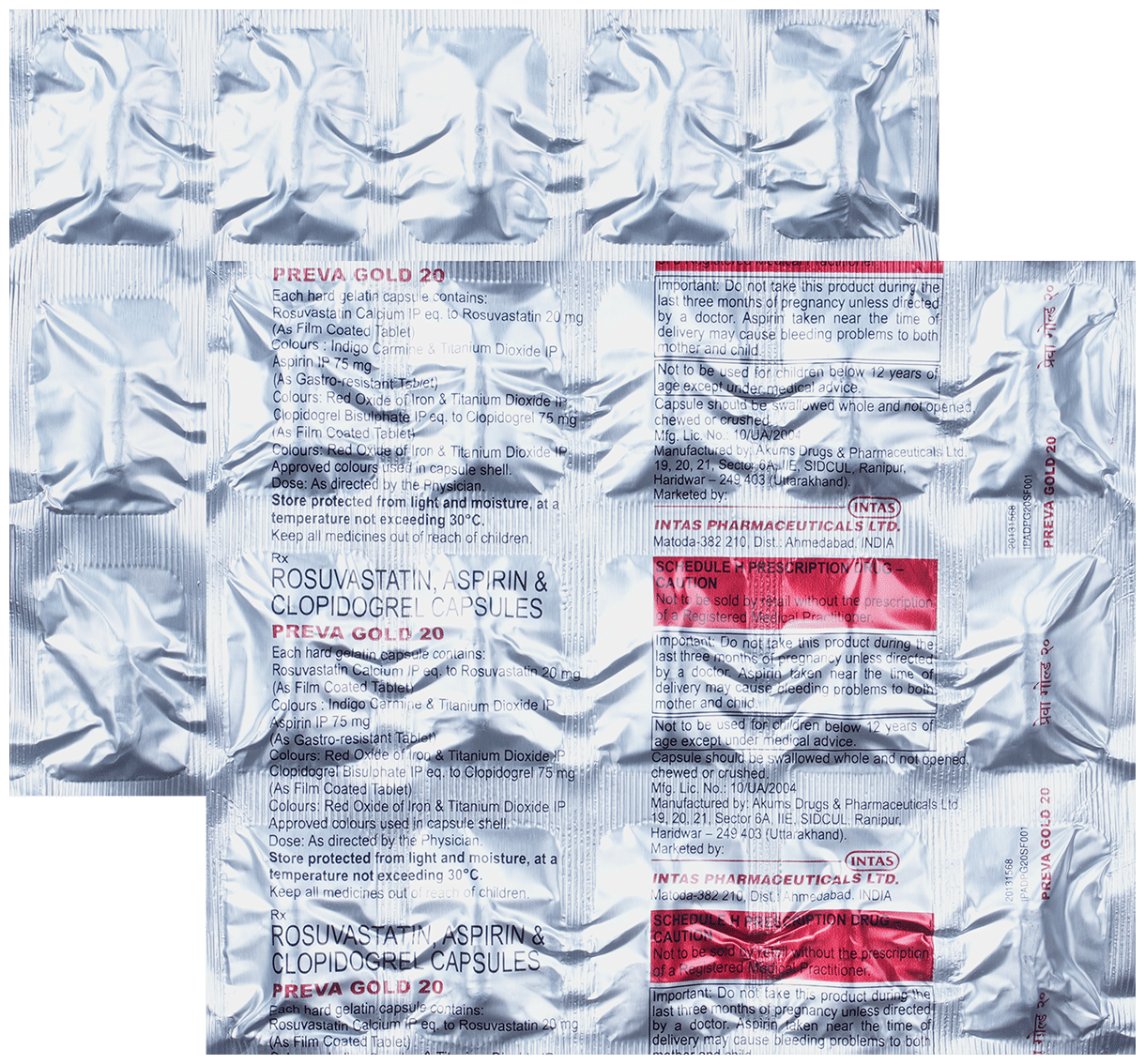Preva Gold 20 Capsule