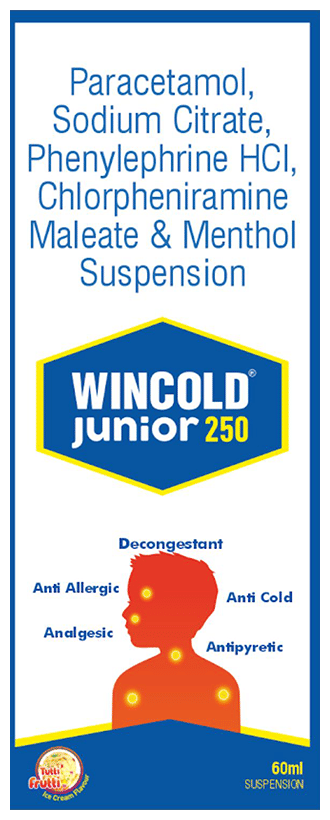 Wincold Junior Oral Suspension Tutti Frutti