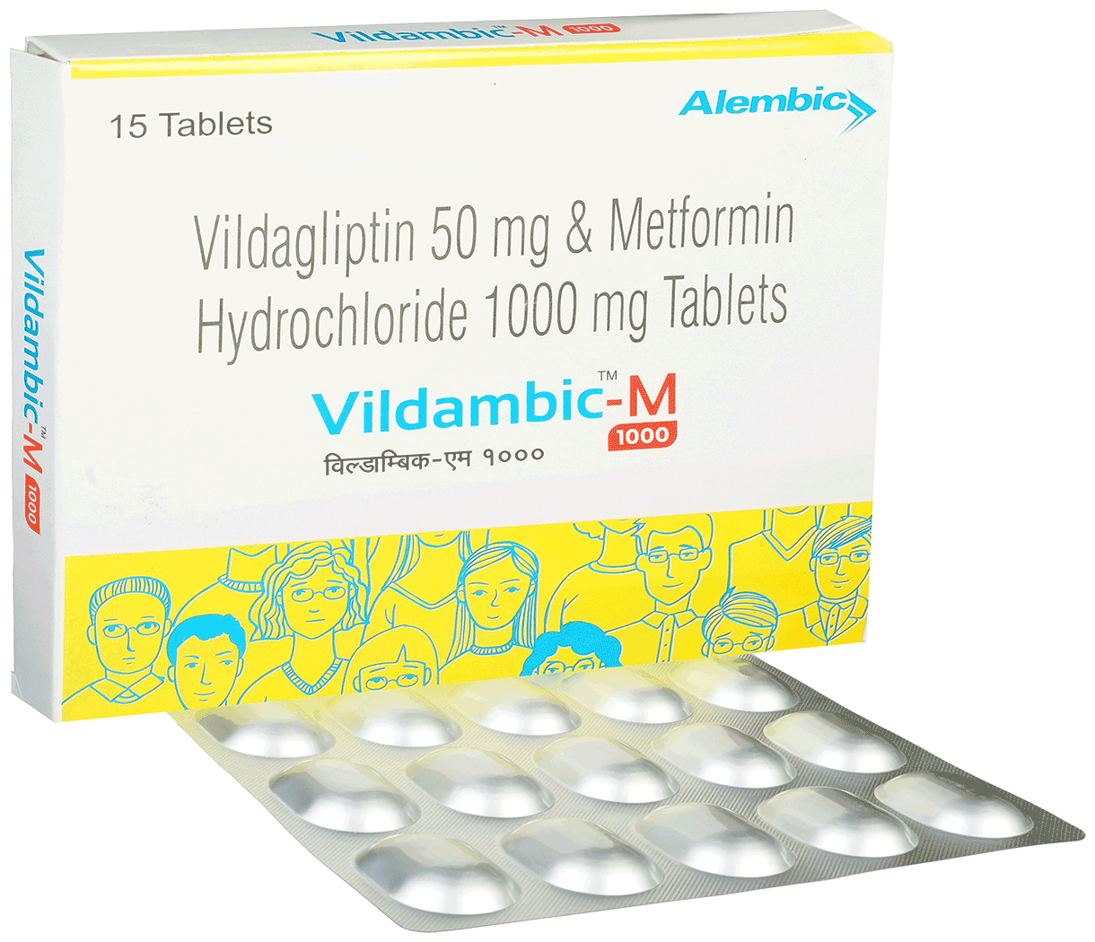 Vildambic-M 1000 Tablet