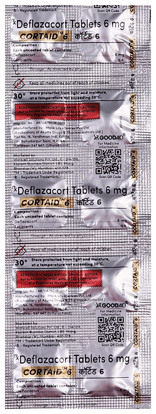 Cortaid 6 Tablet