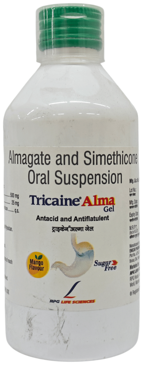 Tricaine Alma Gel Mango Sugar Free