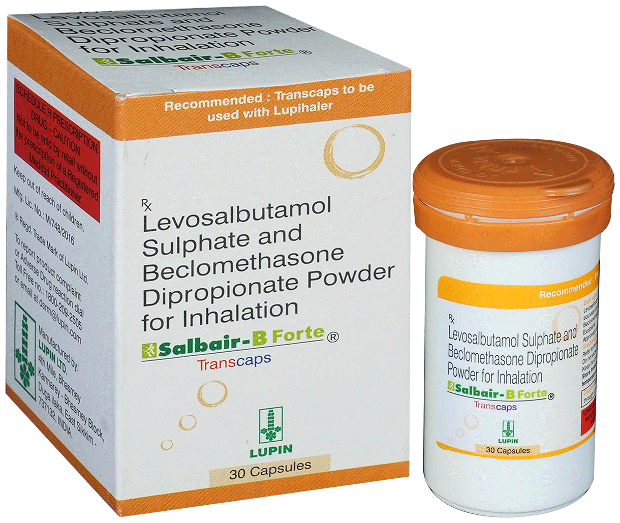 Salbair-B Forte 200mcg/200mcg Transcaps