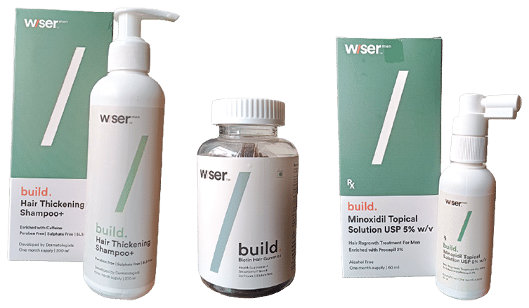 Wiser Build Hair Loss Treatment Kit