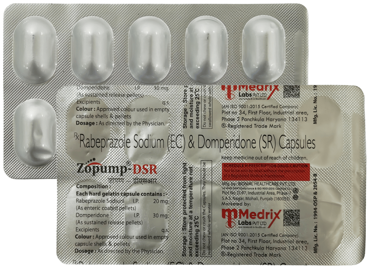 Zopump D 30mg/20mg Capsule SR