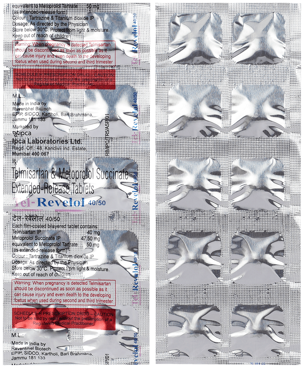 Tel-Revelol 40/50 Tablet ER