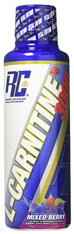 Ronnie Coleman L-Carnitine XS 3000 for Lean Muscle Support Mixed Berry