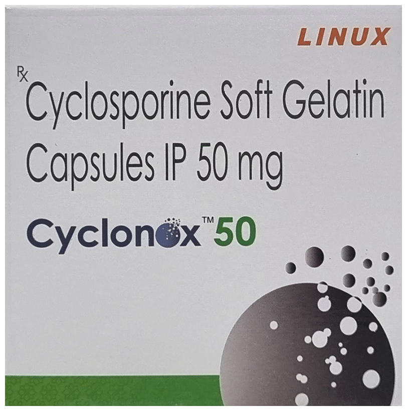 Cyclonox 50mg Soft Gelatin Capsule