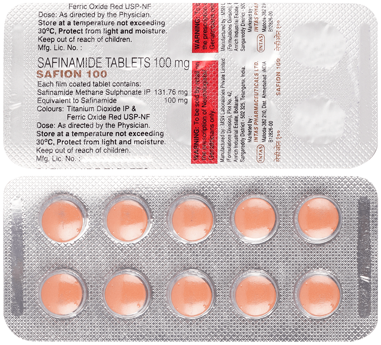 SaFIon 100mg Tablet