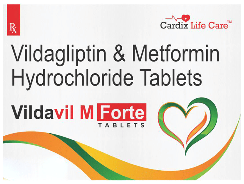 Vildavil M Forte 1000mg/50mg Tablet