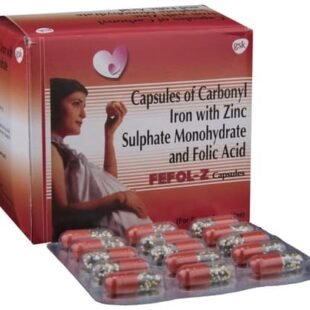 Fefol -Z Capsule with Iron, Zinc & Folic Acid