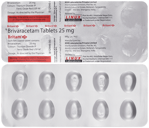Britam 25mg Tablet