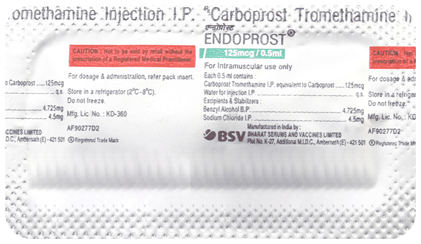 Endoprost 125mcg Injection