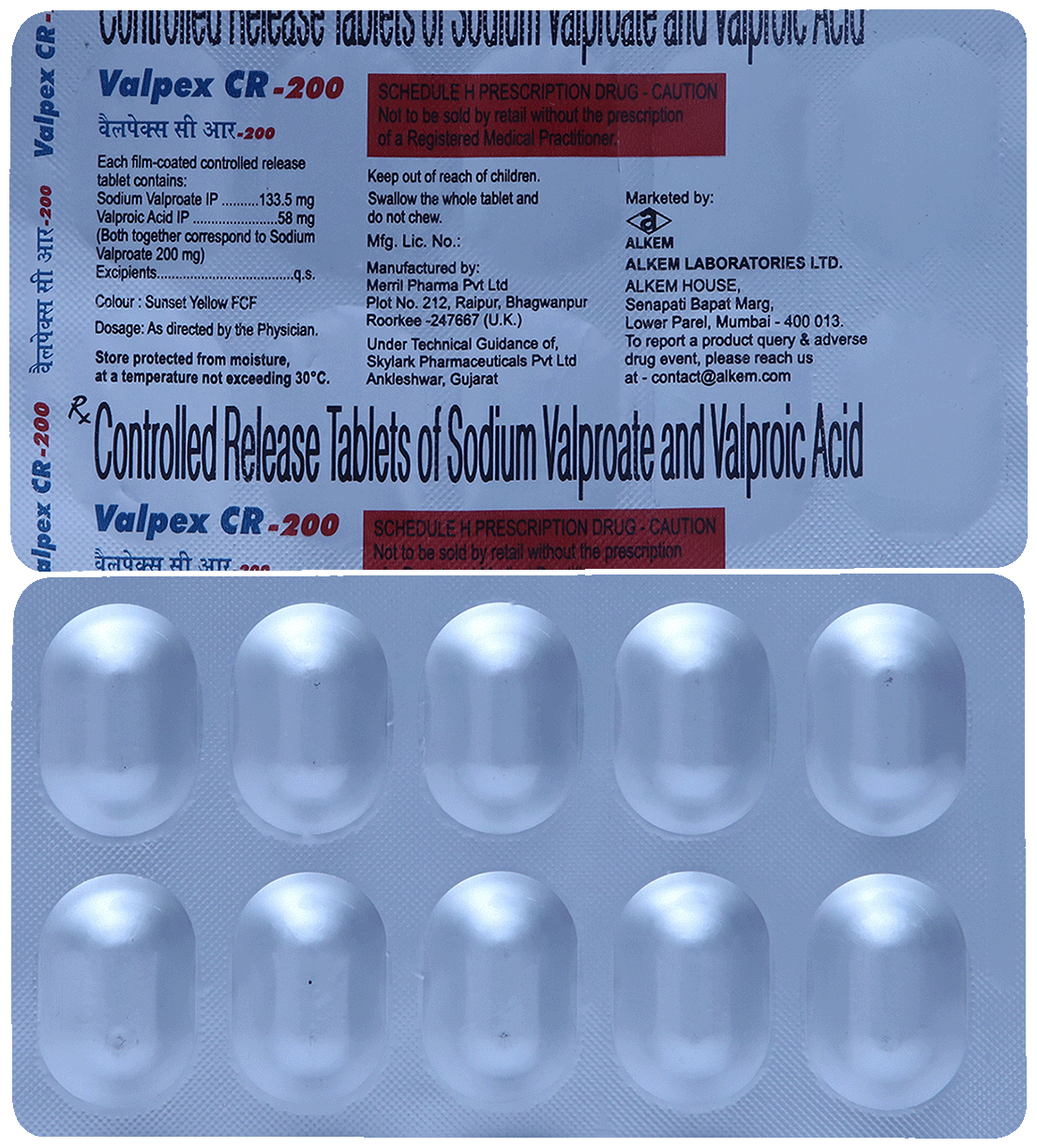 Valpex CR 200 Tablet