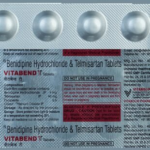 Vitabend T 4mg/40mg Tablet