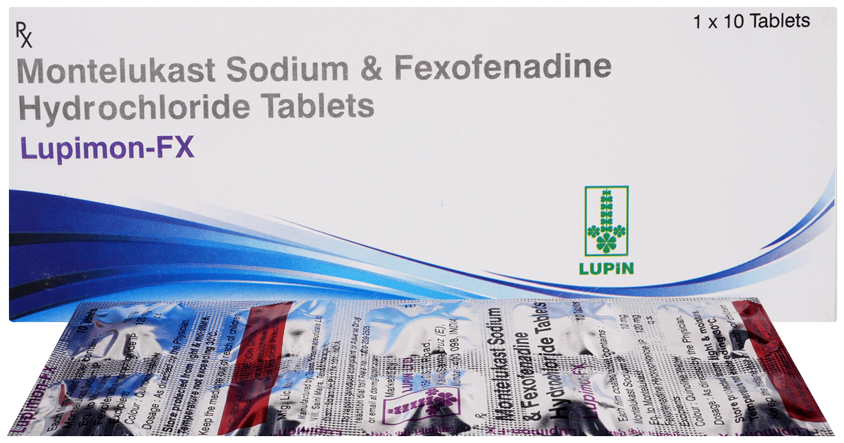 Lupimon FX 10mg/120mg Tablet