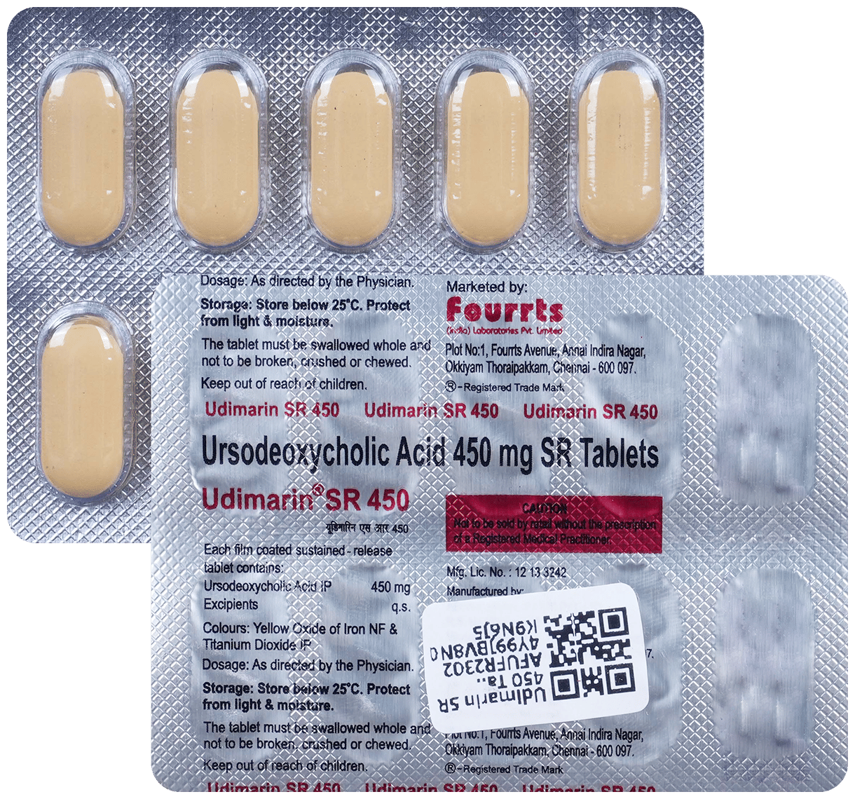 Udimarin SR 450 Tablet