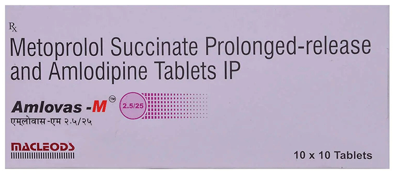 Amlovas-M 2.5/25 Tablet PR