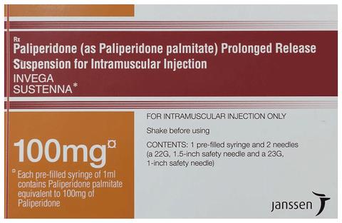Invega Sustenna 100mg Injection