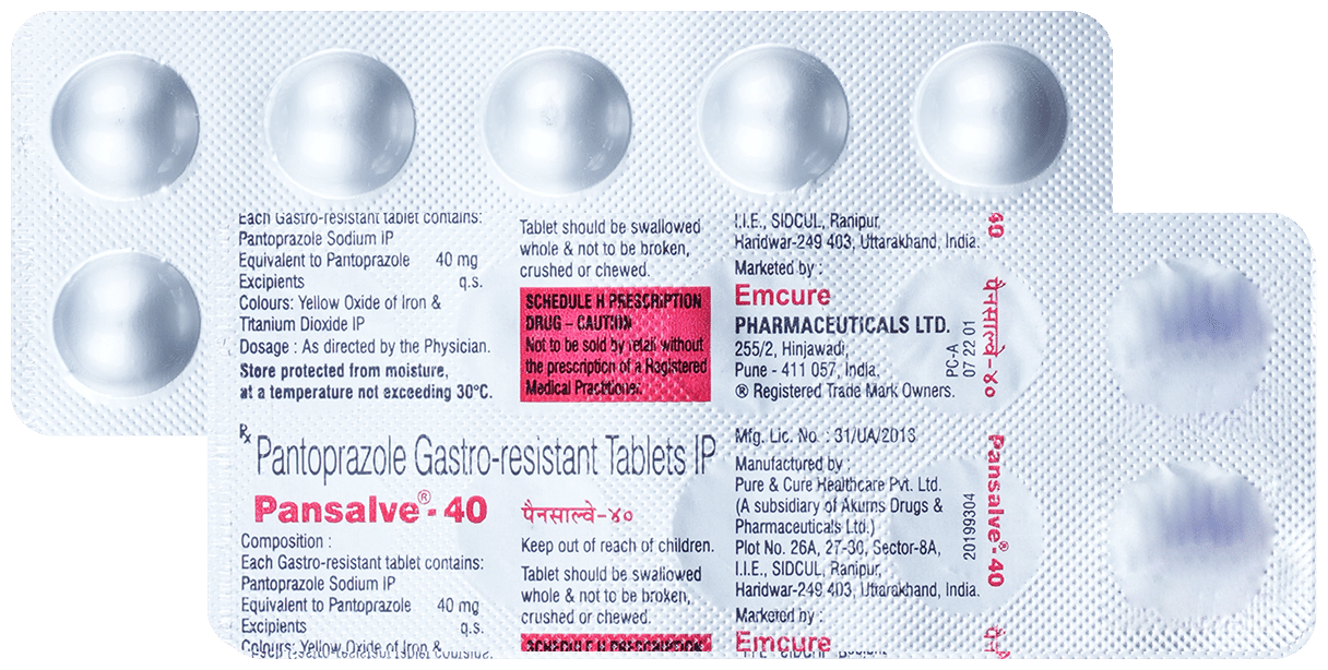 Pansalve 40mg Tablet