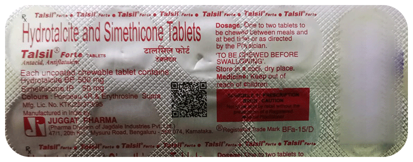 Talsil Forte 500mg/50mg Tablet
