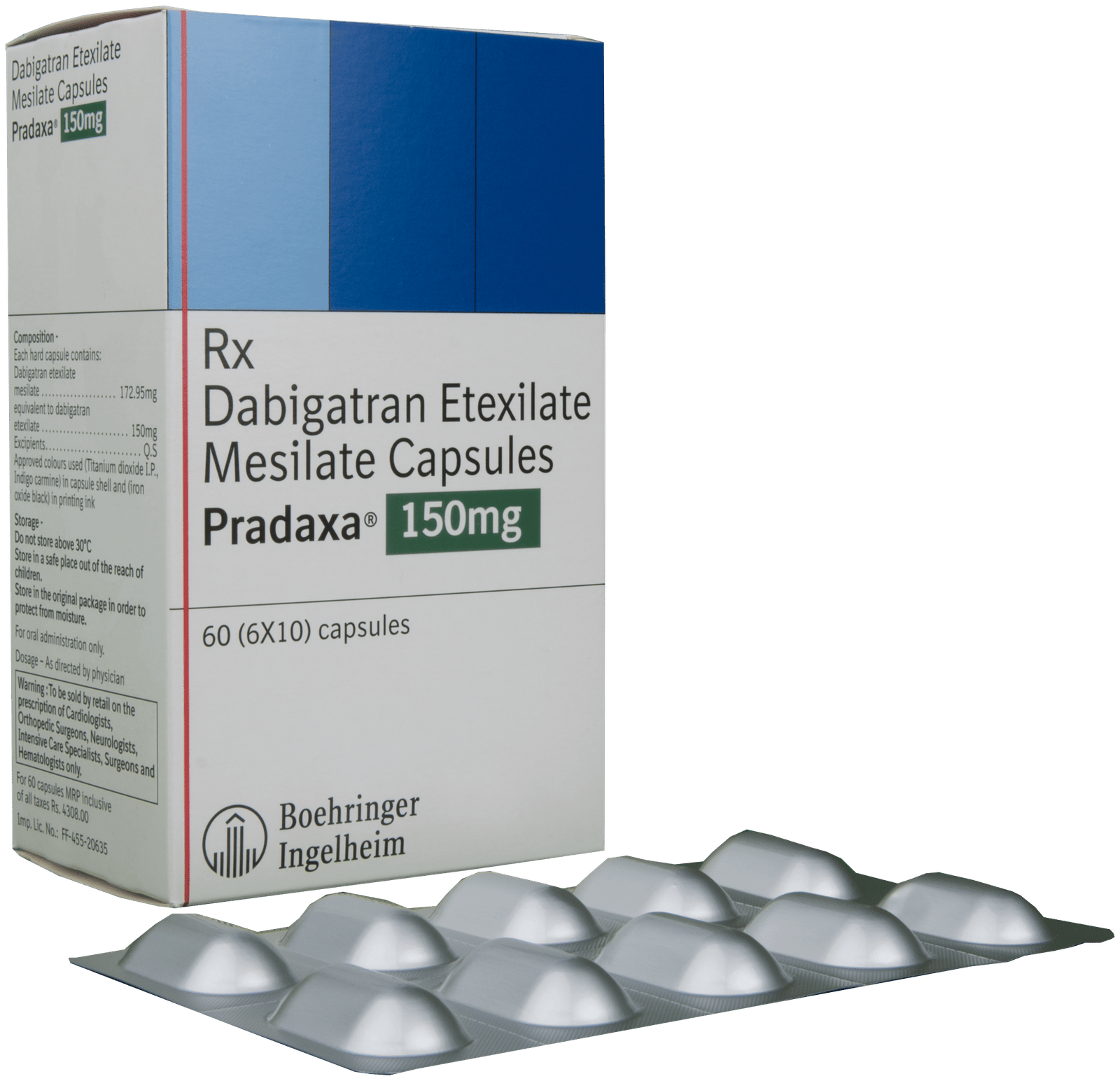 Pradaxa 150mg Capsule