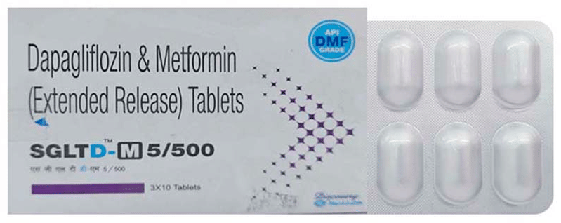 Sgltd M 5mg/500mg Tablet