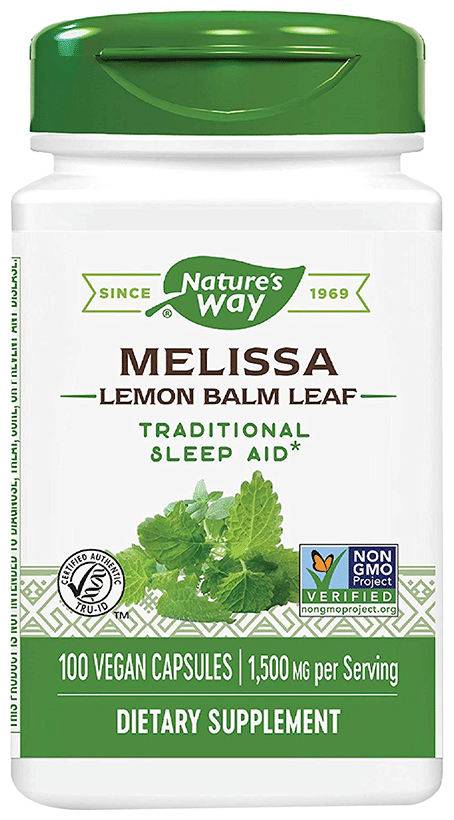 Nature's Way Melissa Lemon Balm Leaf Vegan Capsule