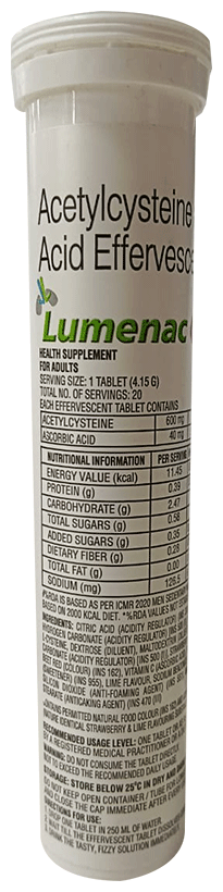 Lumenac C Effervescent Tablet Strawberry