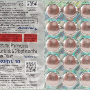 Wikoryl 10 Tablet
