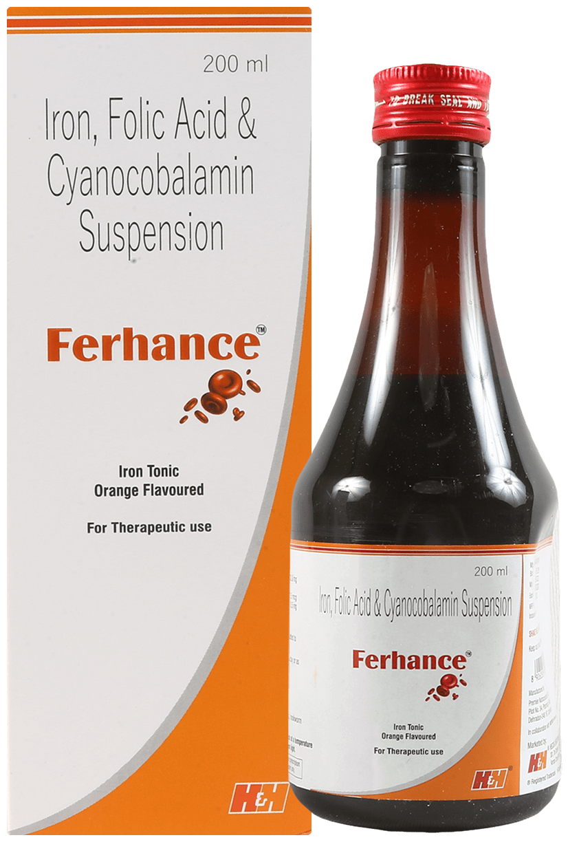 Ferhance Oral Suspension Orange